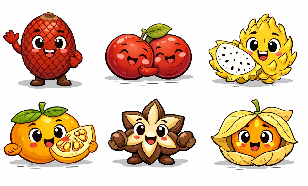 frutas de la selva peruana animadas